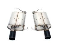 F10 535i Dinan Free Flow Axle-Back Exhaust - Black Tips