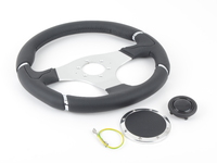 MOMO Millenium Steering Wheel - Black - 350mm