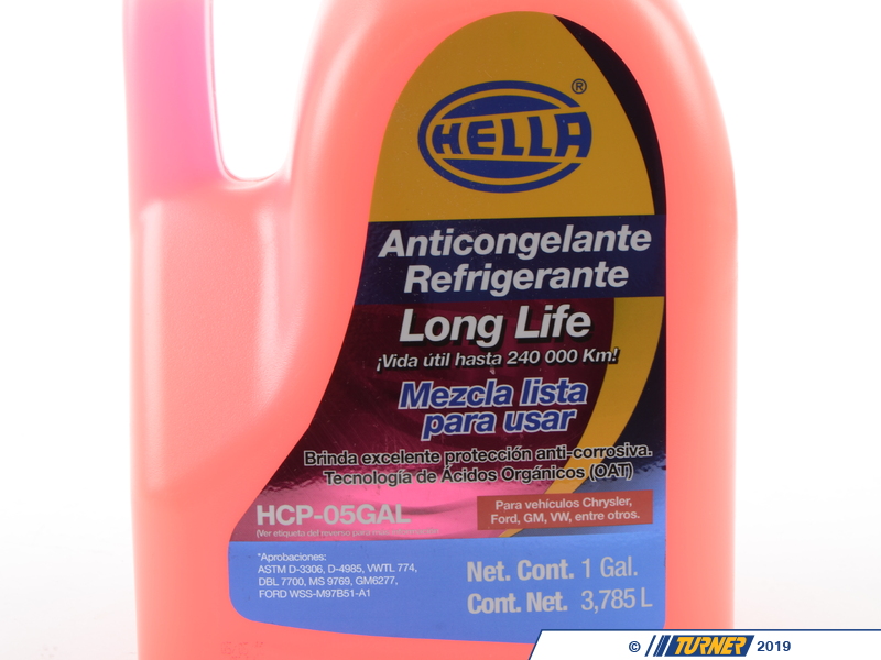 G013A8J1G G13 Coolant 50/50 PreMix 1 Gallon (3.78 Liters