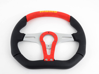 MOMO Trek Steering Wheel - Red 350mm