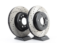 Cross-Drilled Brake Rotors - Front - E83 X3 2004-2010 (pair)