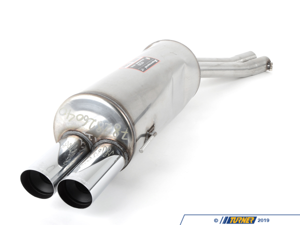 782826 - E34 525i 91-95, E34 535i Supersprint Performance Muffler ...