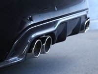 F86 X6M 3D Design Carbon Fiber Rear Diffuser - Quad Exhaust