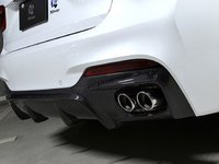 F16 X6 M Sport 3D Design Carbon Fiber Rear Diffuser - Quad Exhaust