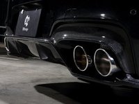 F06/F13 M6 3D Design Carbon Fiber Rear Diffuser - Quad Exhaust With Splitters