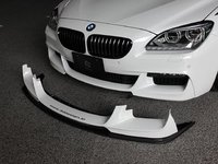 F06/F13 64-/650 M Sport 3D Design Carbon Fiber Front Lip Spoiler Set