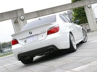 E60 528/535/550 M Sport 3D Design Carbon Fiber Rear Diffuser - Quad Exhaust