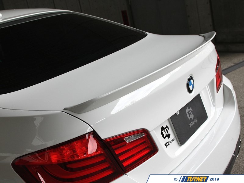 310921011 F10 Sedan 3D Design Trunk Spoiler Turner