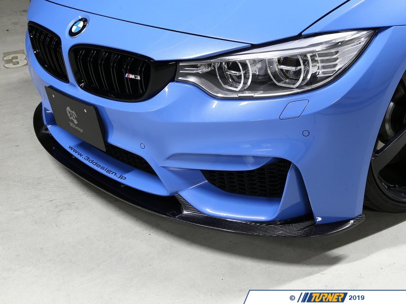 310128211 3D Design Carbon Fiber Front Lip Spoiler