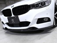 F34 328/335 M Sport 3D Design Carbon Fiber Front Lip Spoiler