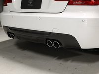 E92/E93 335 M Sport 3D Design Carbon Fiber Rear Diffuser - Quad Exhaust