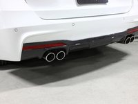 F30 320/328 3D Design Carbon Fiber Rear Diffuser - Quad Exhaust