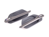 Black Chrome Side Grille Set - F87 M2