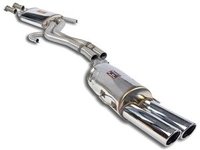E32 740il Supersprint Stainless Exhaust System (Center Resonator + Rear Muffler) with adapter