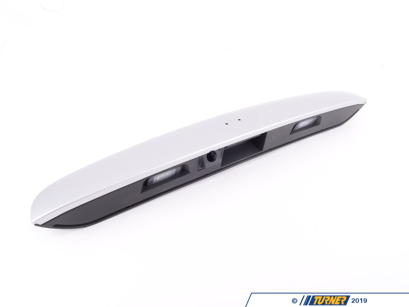 51137362123 Genuine MINI Trunk Lid Grip With Key Button Alu 51137362123 Turner Motorsport