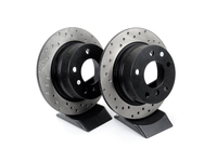 Cross-Drilled Brake Rotors - Rear - E36 318ti - 1995-1999 (pair)