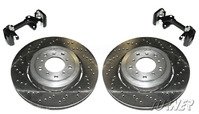 Front CSL/ZCP Cross-Drilled & Floating Rotor Upgrade - E46 M3 US/Euro