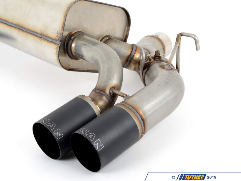 D6600056BLK F87 M2 Dinan Sport AxleBack Exhaust Black Tips