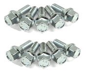Wheel Bolt - 12x1.50 - Silver - For Most 1975-2012 BMW, MINIs