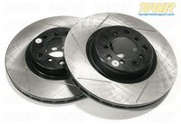 Gas-Slotted Brake Rotors (Pair) - Rear - E82 128i
