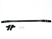 E9X 325/328/330 Flat Oval Carbon Fiber Strut Brace With Black End Plates