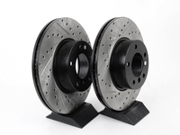 Cross-Drilled & Slotted Brake Rotors - Front - F30 320i, 328i, F22 228i, F32 428i