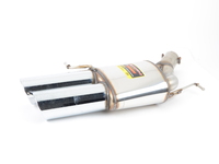 F10 M5 Supersprint Stainless Right Muffler with Polished Stainless Tips