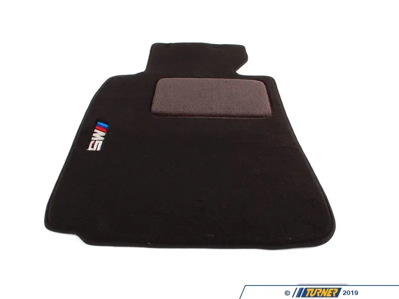 82110009046 Genuine Bmw E39 M5 Logo Floor Mats Black Turner