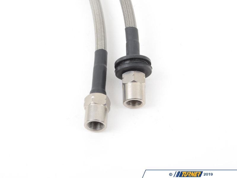 BL12 Front Stainless Steal Braided Brake Lines E46 BMW Turner