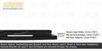 Seat Floor Adapters - E82, E90, E92 - Macht Schnell