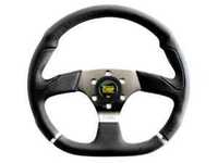 OMP Cromo Racing Steering Wheel -- 350mm | Black Leather