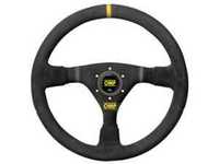 OMP WRC Racing Steering Wheel - Mid-depth 350mm dished | Black suede