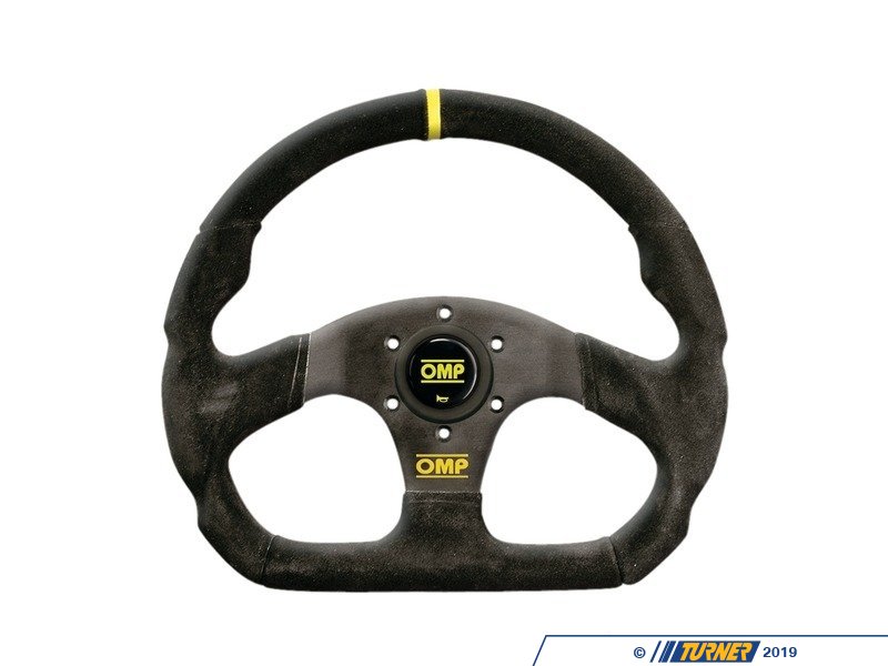 OD/1990 - OMP Superquadro Racing Steering Wheel - Flat 320mm, Black ...