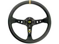 OMP Corsica Steering Wheel - Dished 330mm, Black Suede