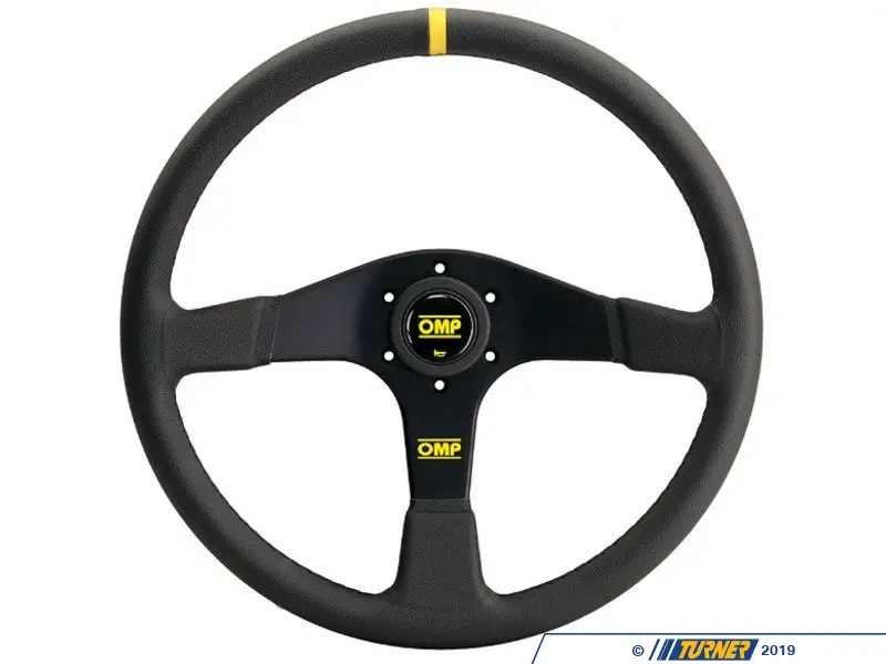 OMP Velocita 380 Steering Wheel - Flat 380mm | Black leather