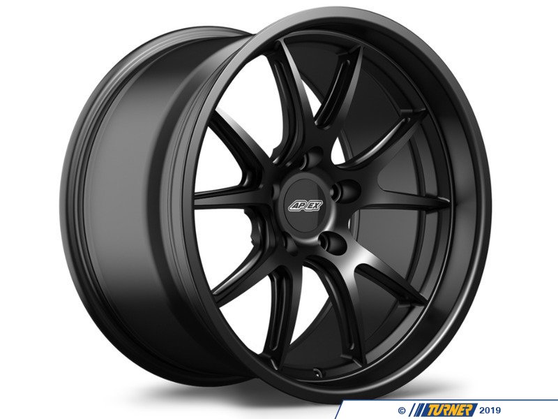 Fl51885et35kt Apex Fl 5 18 Staggered Wheel Set Satin Black Turner Motorsport 7261