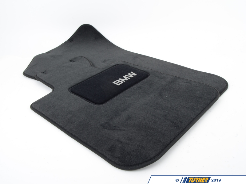 82112293412 Genuine BMW Carpeted Floor Mats Black E82 Turner