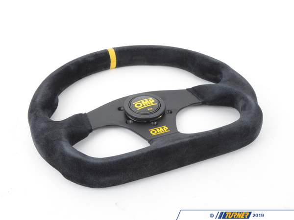 OD/1990 - OMP Superquadro Racing Steering Wheel - Flat 320mm, Black ...