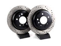 Cross-Drilled Brake Rotors - Rear - E46 325xi