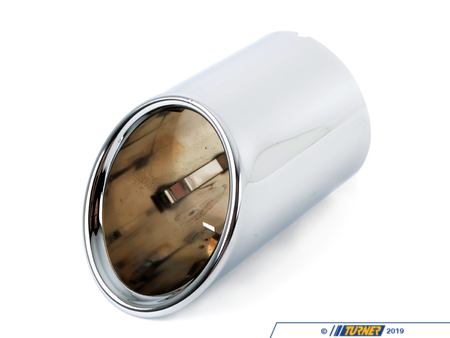 thumbnail image 2 of Dual Chrome Exhaust Muffler Tips For BMW X5 E70 - Stainless Steel Bolt-On 2 of 5