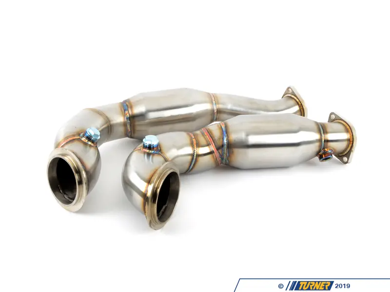 000932tms Turner Motorsport 3 High Flow Catted Downpipes E9x 335i 335is E82 88 135i 1m N54 Turner Motorsport