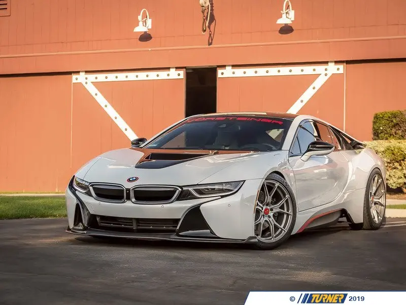 VR Style Carbon Fiber Front Lip Splitter - BMW i8 Coupe & Roadster