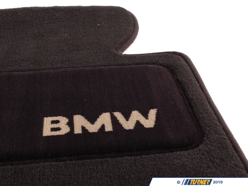 82111469539 Genuine BMW Floor Mats Set Of 4 (Anthracite) Black