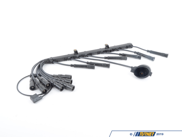 Turner Motorsport 7mm Ignition Wire Set - E28 528e (with Impulse Cable), E30 325i/iX, E34 525i 1989-90 12-7757P