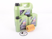 Liqui Moly Molygen 5w-40 Oil Service Kit w/ Magnetic Drain Plug - N20 N52 N54 N55