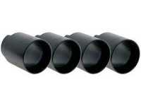 Active Autowerke 90mm Slip on Exhaust Tips - Matte Black - F8X M3 M4
