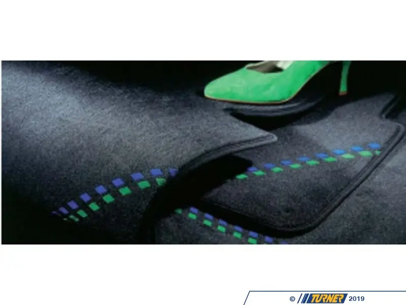 Bmw E93 3 Series Convertible M3 Carpet Velour Floor Mats Black Genuine Oem For Sale Online Ebay