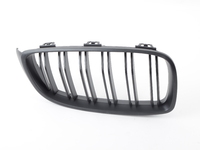 Matte Black Front Grille - Dual Slats - F32 F33 F36 F80 F82 F83 M3 M4