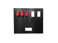 Center Console Panel with 4 Window Switch Cutouts and ES Cutout - E36