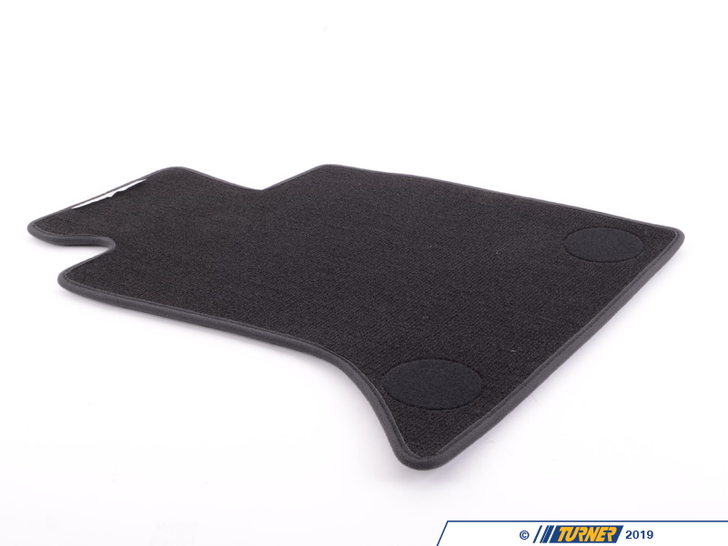 51477230451 Genuine BMW Floor Mat Driver Side Anthracite Velour